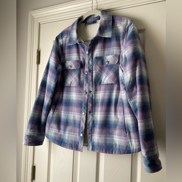 FREE COUNTRY PLAID SHERPA JACKET | M - Picture 5 of 7